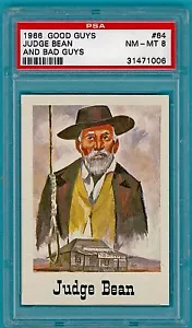 1966 Leaf Good Guys Bad Guys Judge Bean - #64 PSA 8! - Bild 1 von 1