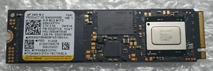 Micron 3400 M.2 NVME 512GB SSD MTFDKBA512TFH PCIE GEN4 X4 lenovo Dell hp Laptop - Afbeelding 1 van 1
