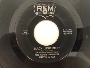 KY Bluegrass Bopper 45 GOINS BROTHERS Black Lung Blues REM hören - Bild 1 von 2