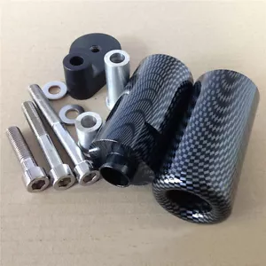 Yamaha YZF-R6 2003-2005 R6S 2006-09 Frame Slider Crash Falling Protector Carbon - Picture 1 of 3