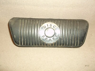1968-1973 Mercury Cougar GT FORD MUSTANG DISCO FRENO PEDAL PASTILLA Y MOLDURA DE ACERO INOXIDABLE Foto 1 de 4