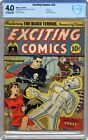 Exciting Comics #25 CBCS 4.0 1943 22-34A3EF4-003
