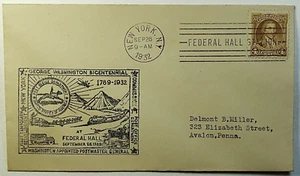 1932 George Washington Bicentennial Washington Appointed Postmaster General Cove - Picture 1 of 2