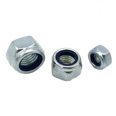 Sechskantmutter selbstsichernd DIN 985 verzinkt - Bild 1 von 4