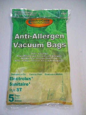 Electrolux Sanitaire ST Micron Anti- Allergen Filtration Vacuum 5 Bags 63213B-10 - Image 1 of 2