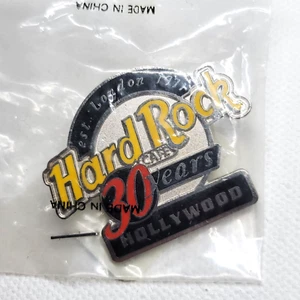 Harley Davidson 30 Years Hollywood Hard Rock Café Metal Pin NIP Vintage - Picture 1 of 4