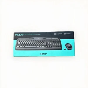 Logitech Wireless Desktop MK320 Cordless Keyboard & Mouse 920-002836 - Zdjęcie 1 z 5