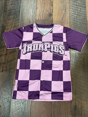 Jersey púrpura Lehigh Valley IronPigs (Phillies) juvenil diseño de Avery - SGA Foto 1 de 4