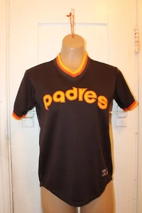 MAJESTIC COOPERSTOWN MLB San Diego Padres Youth Kids Jersey Vintage READ - Picture 1 of 7