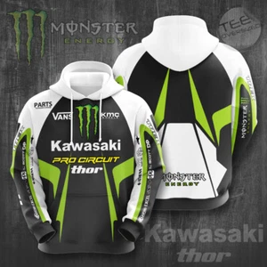 Kawasaki Racing Team 3D Hoodie, alle Größen XS-5XL - Bild 1 von 2
