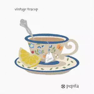 Kit ago o tela tazza da tè vintage - Foto 1 di 2