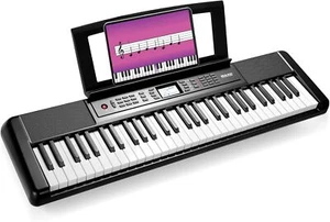 Tastiera digitale 61 tasti pianoforte elettronico pianoforte digitale apprendimento pianoforte 300 suoni e ritmi - Foto 1 di 8