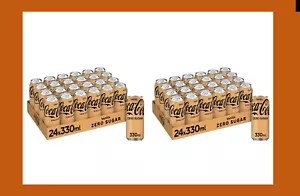 Coca Cola Zero Sugar mit süßer Vanille Twist glutenfrei 24x330ml oder 48x33cl - Bild 1 von 3