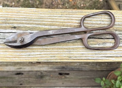 Herramienta de corte de tijeras de metal vintage Acme Steel Co Chicago Illinois estaños Foto 1 de 3