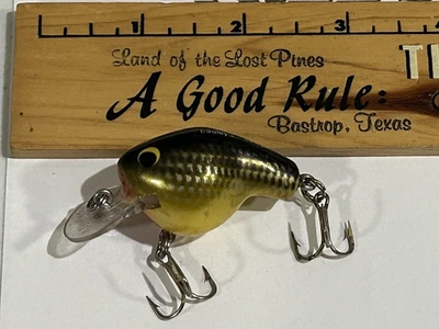 DE COLECCIÓN DESCONTINUADO Bagley Fat Cat SEÑUELO DE PESCA CRANKBAIT USADO CAJA DE APAREJOS ENCONTRAR Foto 1 de 4