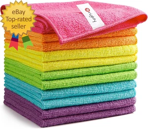 Mikrofaser Reinigungstuch 12er Pack Mikrofasertücher für Autos stark saugfähig - Bild 1 von 1