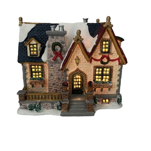 VTG Lemax Village Collection Porcelain Lighted House 2002 Christmas Decor - Picture 1 of 19