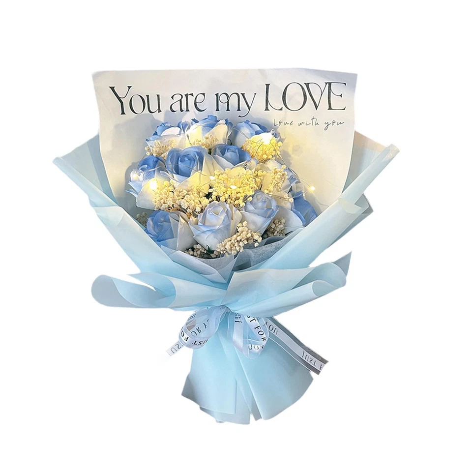 Искусственное мыло цветок букет гвоздики и розы цветочный ароматизированный цветок - Изображение 1 из 1