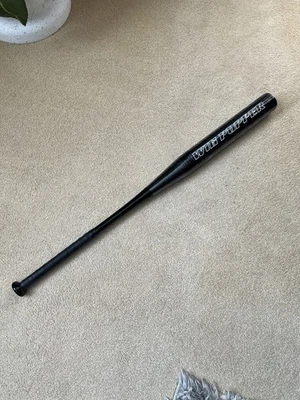 2025 SHORT PORCH WIG POPPER BLACK OUT OG SENIOR SLOWPITCHSOFTBALL BAT 27oz - Image 1 of 4
