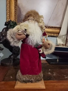 Lynn Haney Christmas Nordic Noel Santa SIGNED Original Tag Style  #171 - Picture 1 of 8