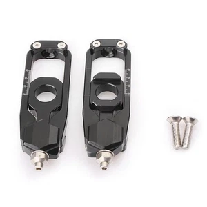For YAMAHA MT09 FZ09 2013 2014 2015 2016 Black Rear Chain Adjusters Tensioner - Picture 1 of 3