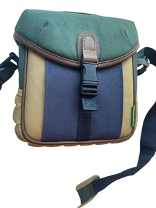 United Colors of Bennetton bag structured quilted canvas long adjustable strap - Picture 1 of 8