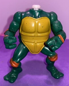 De colección 1988 TMNT Teenage Mutant Ninja Turtles OG NO Soft Head Michelangelo Fan Club - Imagen 1 de 2