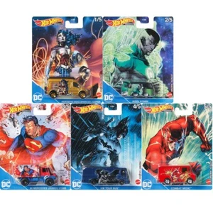Hot Wheels 2022 Pop Culture Dash M 1:64 "DC Universe" 5er Set Modell DLB45-946M - Bild 1 von 6