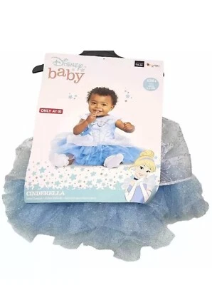Принцесса Золушка костюм девочек младенца 6-12 месяцев синий платье Disney Baby новый - Изображение 1 из 4