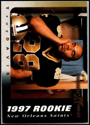 1997 Pinnacle X-Press #124 Troy Davis - Rookie RC FREE SHIPPING! - Image 1 of 2