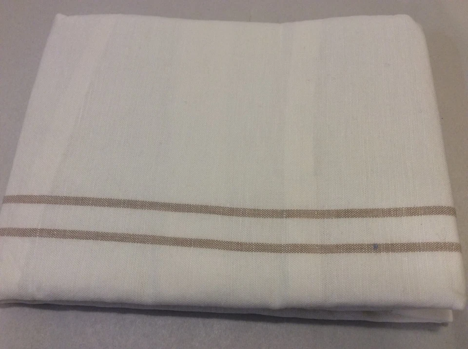 West Elm Hemp Cotton Serene Stripe Standard Sham Natural & Desert Flax NWOT - Image 1 of 1