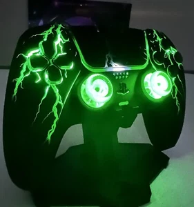 Lightning Storm - 7 Color RGB LED - Custom Wireless Controller für PS5 oder PC - Bild 1 von 8