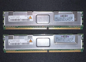 2x 1GB RAM DIMM 2Rx4 PC2-5300F-555-11-B0 DDR2 Server Speicher, Fully Buffered - Bild 1 von 1