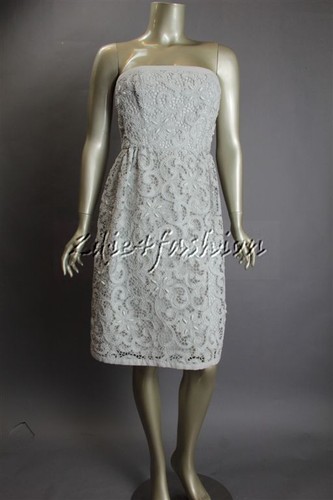 OFF WHITE Abito bustier senza spalline bianco CARMEN MARC VALVO da $2200 nuovo CARMEN MARC VALVO 6