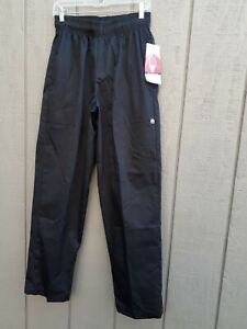 Chef Works Chef Pants Essential Baggy NWT Black Small S Drawstring Waist NBBP