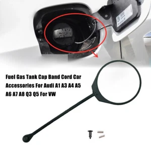 Für Audi A1 A3 A4 A5 A6 A7 A8 Q3 Q5 Kraftstofftankdeckel Band Kordel Autozubehör - Picture 1 of 8
