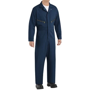NEW Red Kap Men's Zip-Front Cotton Coveralls Industrial Work Uniform CC18 - Picture 1 of 19