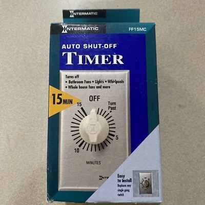 Intermatic Spring Wound 15 Minute Blower Timer, FF15M (FF15MC) - Image 1 of 4
