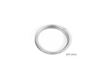 Official Leica Filter E39 UVA II Silver 13031 "Filter diameter: 39mm" - Image 1 of 2