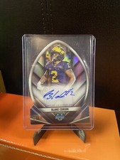 Blake Corum Bowman Chrome University Auto On Card Future Of Football /50