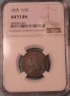 1835 CLASSIC HEAD HALF CENT NGC AU 53 WITH ROTATED REVERSE OLD US COIN 609 1835 CLASSIC HEAD HALF CENT NGC AU 53 WITH ROTATED REVERSE OLD US COIN 609