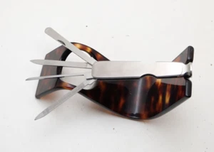 Multiherramienta de limpieza de pipa de fumar Sommer Paris Inox manipulador con estuche de cuero - Imagen 1 de 9