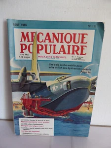 Volksmechanik 1955 August 111 ein mobiler Trockendock Riesenwasserflugzeuge - Bild 1 von 4