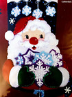 "Santa's Snowflake Collection" 18" Christmas Stocking Kit Janlynn No. 90-0054