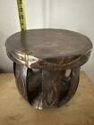 Vintage African Carved Wooden Stool From Dogon People. 10"