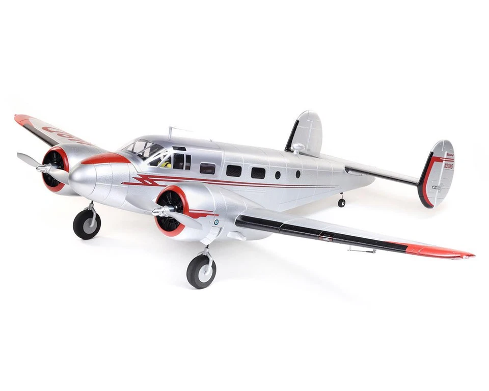 E-flite Beechcraft D18 1.5m Bind-N-Fly Basic Electric Airplane (1499mm) - Image 1 of 1