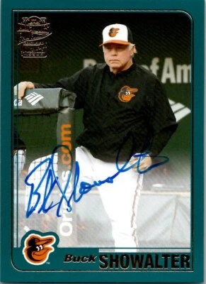 2020 Topps Archives Fan Favorites BUCK SHOWALTER Baltimore Orioles AUTO - Image 1 of 2