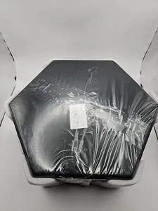 12 Pack Black Hexagon Acoustic Panels 11.5" X 10.25" X 0.4" (Self-adhesive) - Picture 1 of 6