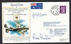 1990 Prince Philip Visit Australia  RAF Cover SIGNED Russ Rayson RAAF 8 Sqn  WW2