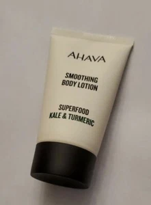 Ahava Smoothing Body Lotion Superfood Kale & Tumeric 1.3oz new - Picture 1 of 1